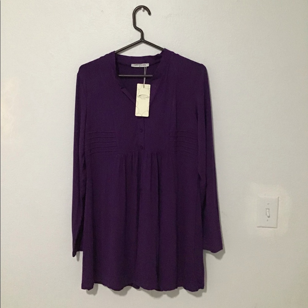 Purple Sese Code Mini Dress